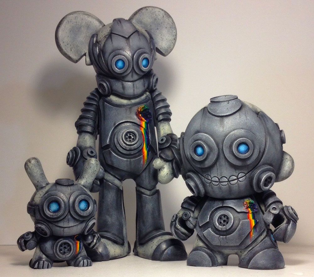 "It Can't Rain All The Time" custom figure series from DaveMarkArt